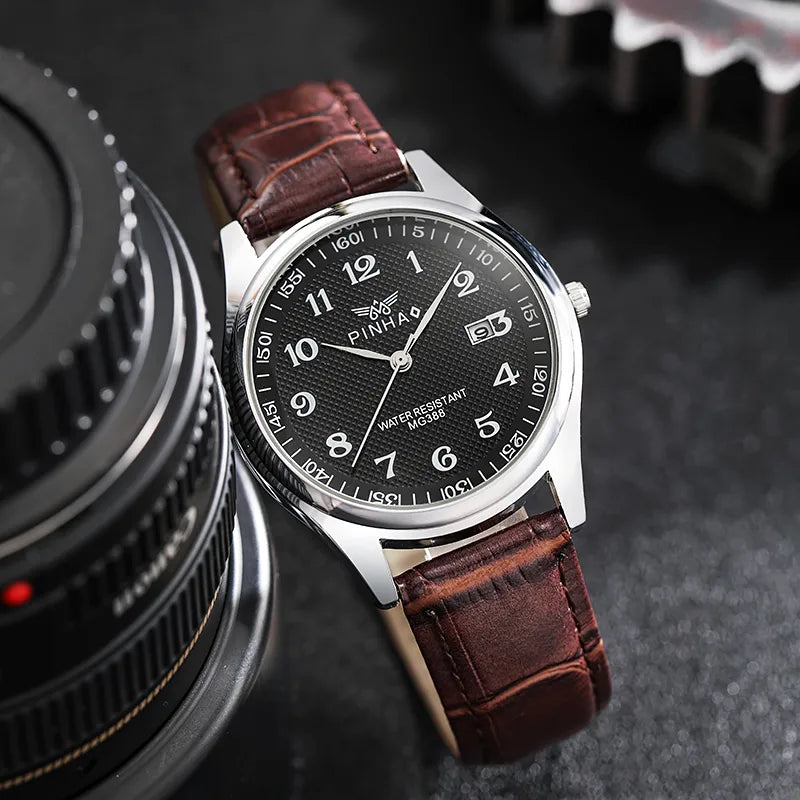 Casual Fashion Leather Strap Men Watches Montre de luxe homme 2021 New Best selling Products Dropshipping erkek saatleri Relogio