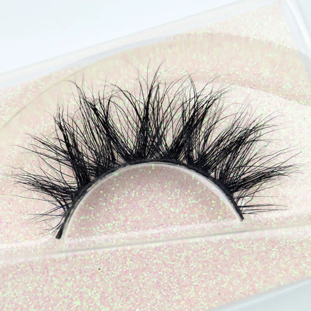 Visofree Mink Eyelashes 100% Cruelty free Handmade 3D Mink Lashes Full Strip Lashes Soft False Eyelashes Makeup  Lashes E11