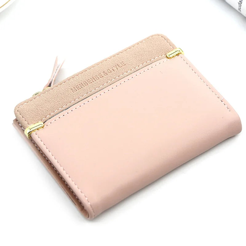 Women's Short Wallet Fashion Coin Purse Female Card Holder Small Ladies Wallets Girls Hasp Mini Clutch Bag Wholesale