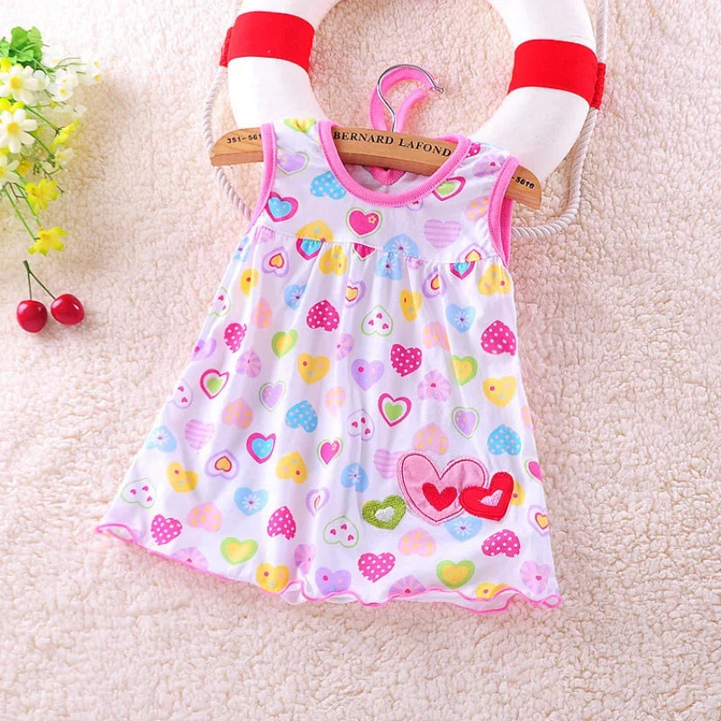 New Baby Summer Dress Kids clothes girls Cotton Princess Frock for Girl Clothing Girls Clothes 0-2 Years Skirt Toddler Dresses