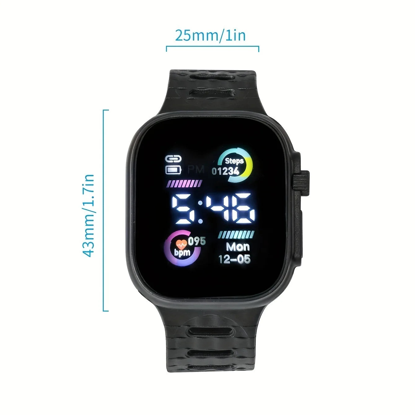 Led Display Digital Kids Watches Sport Boys Girls Luminous Children’s Electronic Wristwatch Students Clock Watches Relojes Mujer