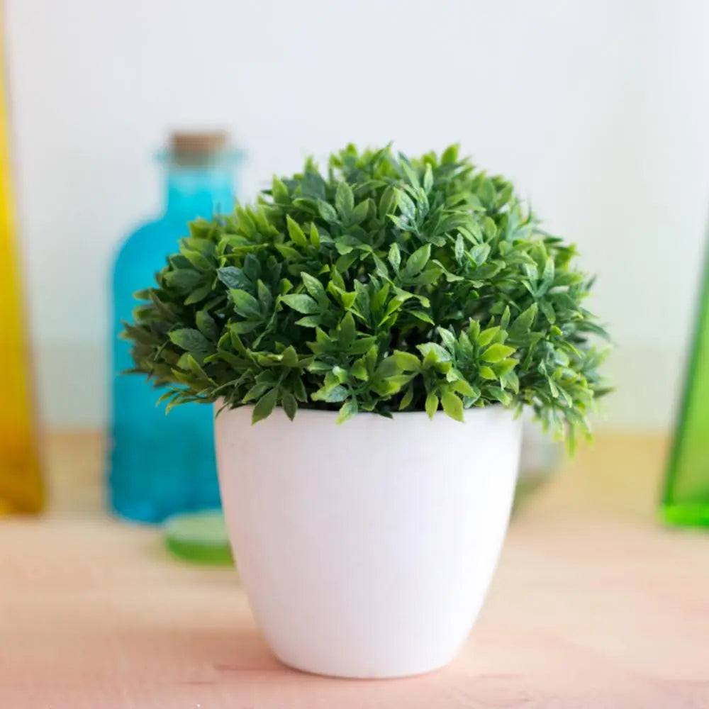 New Artificial Bonsai Green Fake Plant Eucalyptus Flower Potted Plant For Indoor Outdoor Home Bedroom Garden Decoration Supplies