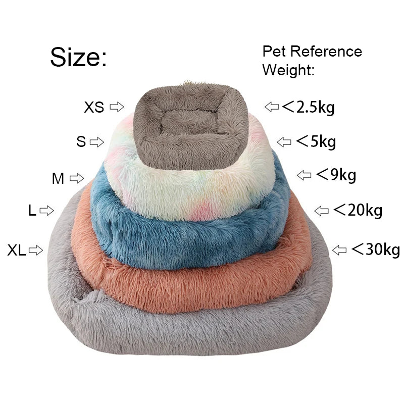 Rectangle Plush Dog Bed Winter Warm Mat Small Medium Big Pet Cat Dog Bed Kennel Puppy Sofacama Cat Cushion Pets Sofa Accessories