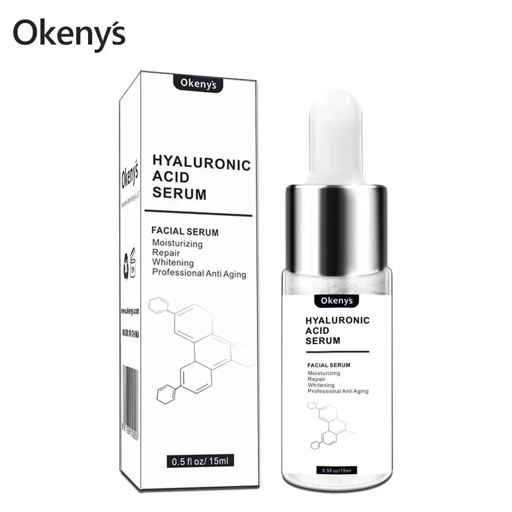 15ml Hyaluronic Acid for Face Serum Moisturizing Whitening Facial Essence Face Cream Repair Anti Aging Lifting Firming Skin Care