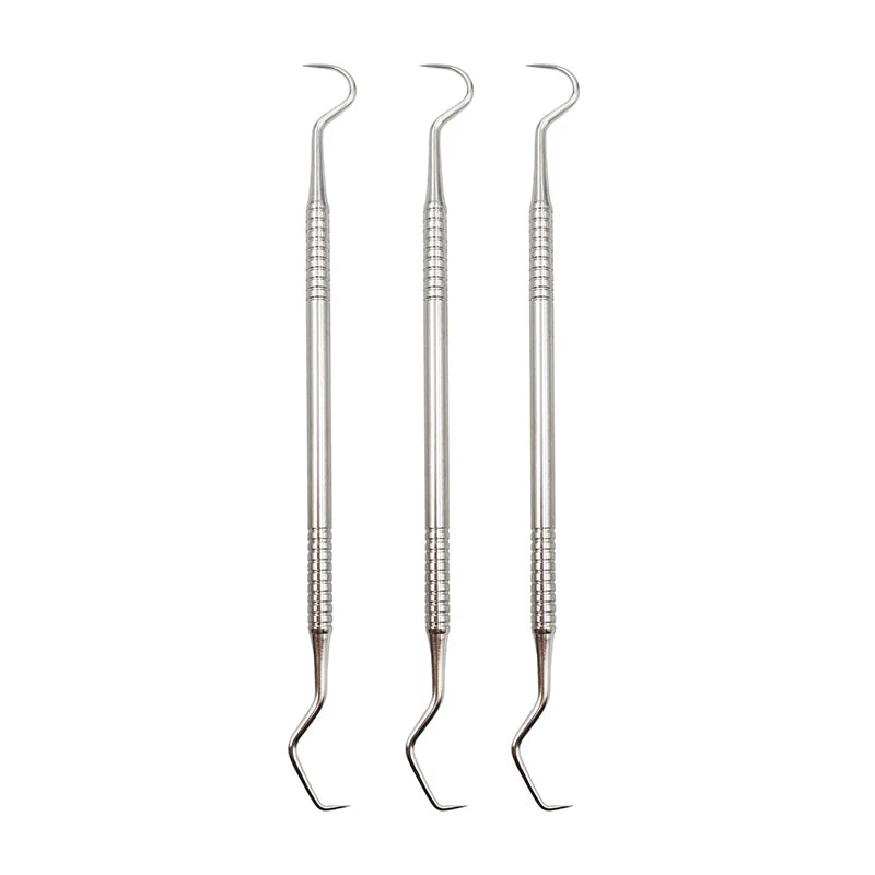Dentist Teeth Clean Hygiene Explorer Probe Hook Pick Stainless Steel Double Ends Dental Instrument Tools