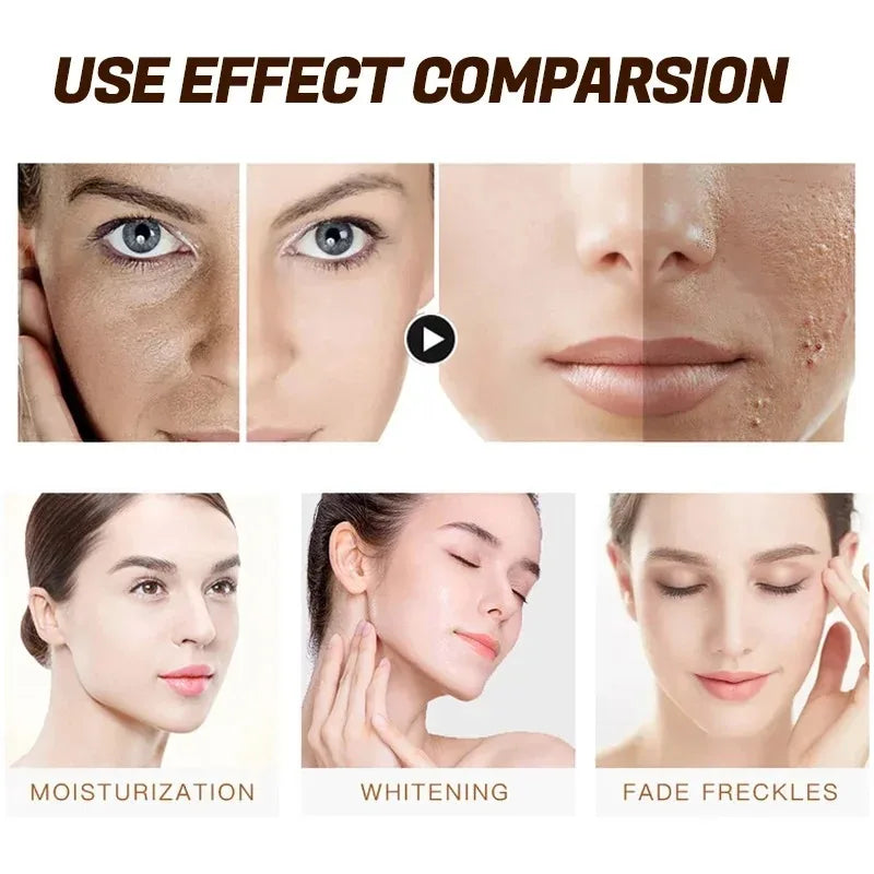 White Rice Whitening Serum Face Moisturizing Firm Bright Cream Anti Wrinkle Anti Aging Face Fine Lines Acne Treatment Skin Care