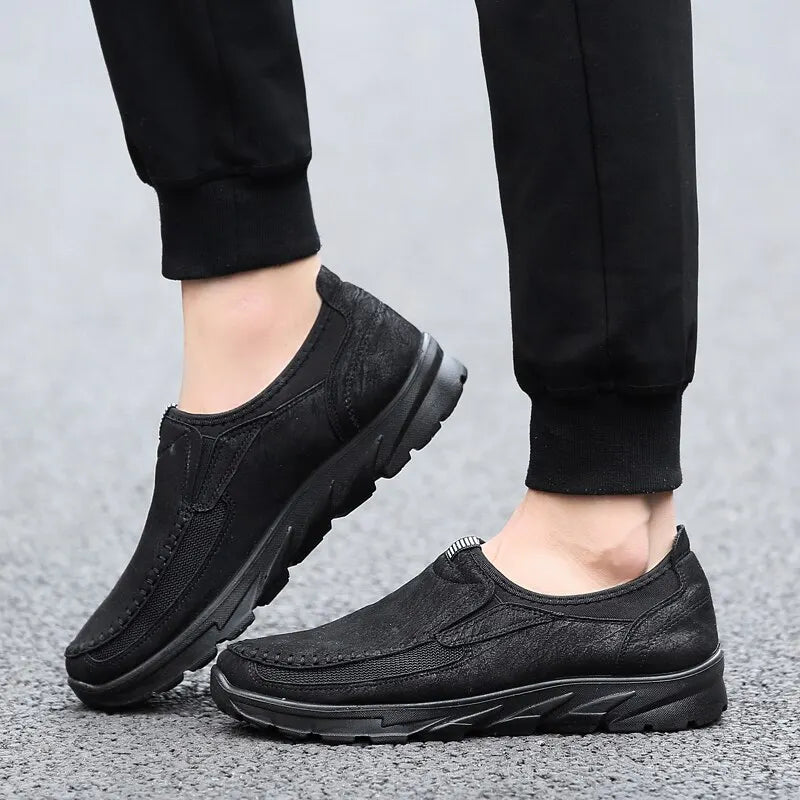Men Casual Sneakers Summer Breathable Loafers Classic Handmade Retro  Slip on Shoe for Men 2023 New Fashion Comfortable Loafers