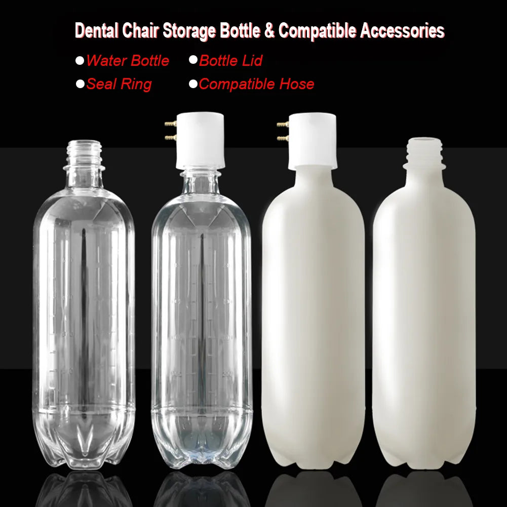 Universal Water Storage Bottle Dental Chair Turbine Unit Water Pipe Cover Lid Cap Seal Ring Dentist Clinic Soft Hose Spare Parts