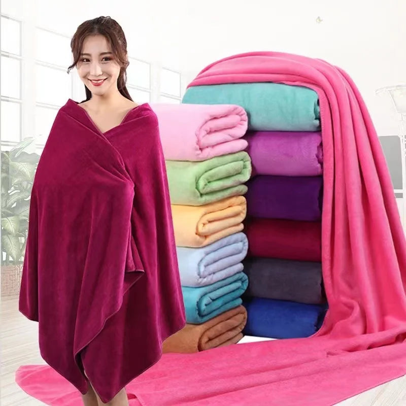 Baths Towel Quick-dry Home Hotel Large Size Massage Beach Bathrobe  Soft Beauty Salon Steaming Bed Sheet Bath Towels for Adults