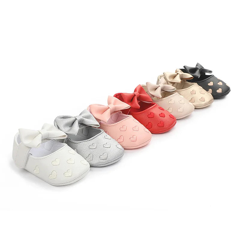 0-18Month Newborn Baby Shoes Classic Love Leather Boy Girl Shoes Multicolor Toddler First Walkers Infant Shoes Baby Boy Shoes