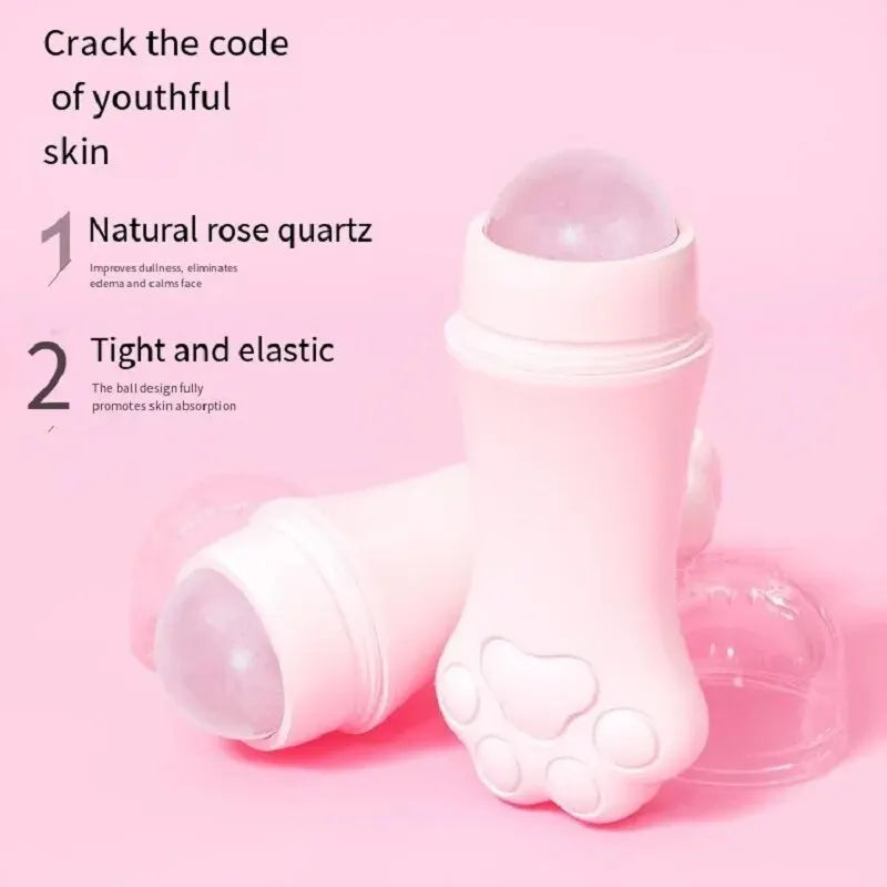 1pc Oil-Absorbing Volcanic Stone Face Roller, Facial Skincare Tool Beauty Massage Stick For At-Home Or On-The-Go