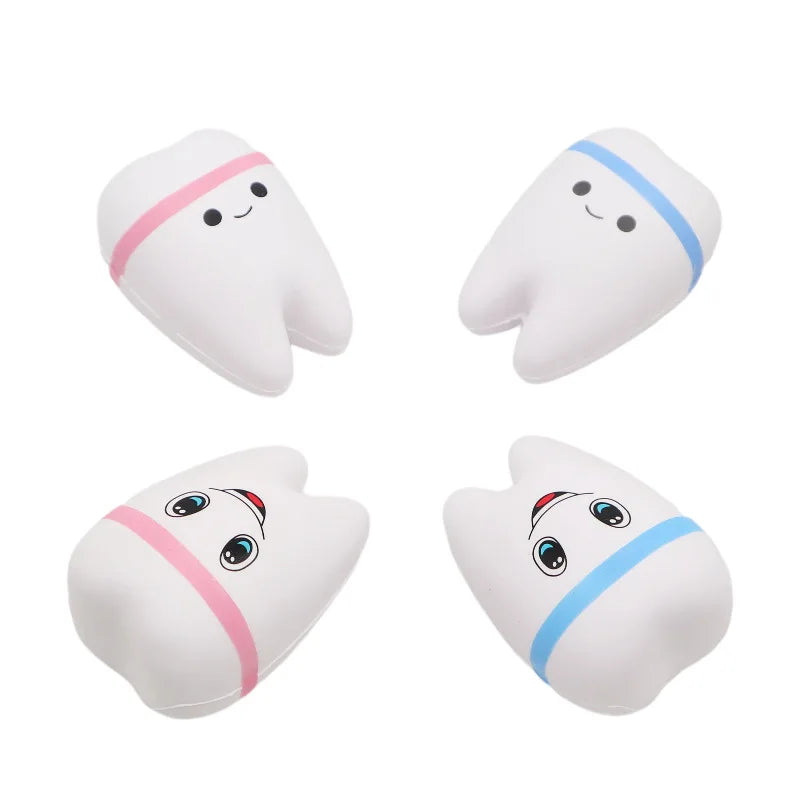 1Pcs Tooth-figure Squeeze Toy Dental Clinic Dentistry Promotional Item Dentist Gift Soft PU Foam Model Shape Dental Gift Dentist