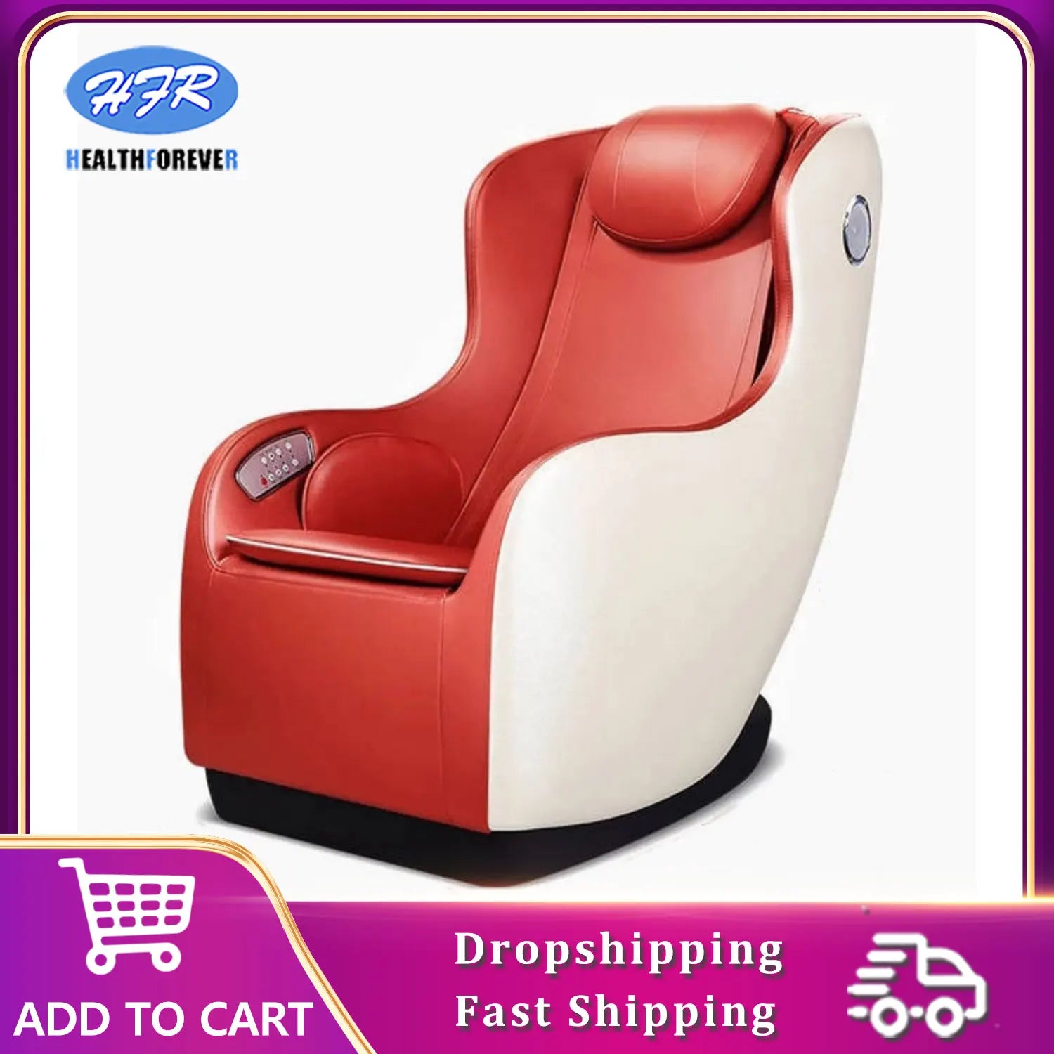 HFR Brand Design 4d Massage Chair Foot Spa Massage Seat Zero Gravity Top Selling Products 2023 New Body Rug of Massage Chair