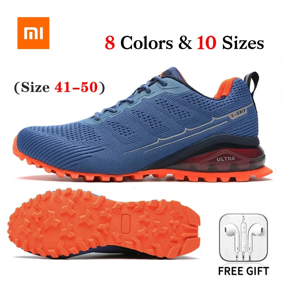 Xiaomi Men's Trail Running Shoes Big Size Lightweight Trekking Sneakers Outdoor Walking Jogging Tennis Shoes Zapatillas Hombre