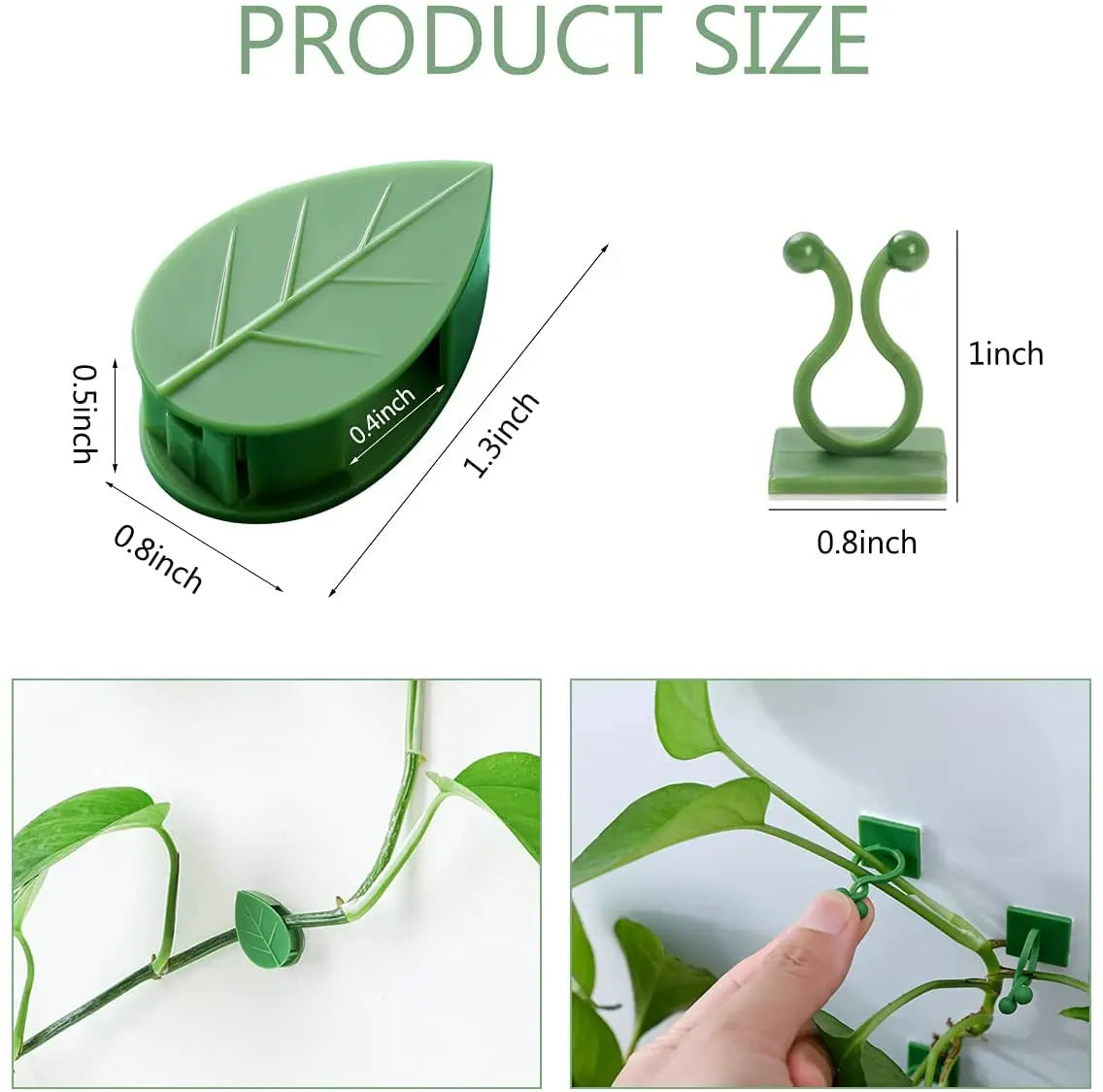 10/20/30Pcs Invisible Plant Climbing Wall Fixture Clips Self-Adhesive Rattan Vine Bracket Fixed Clips Garden Traction Holder