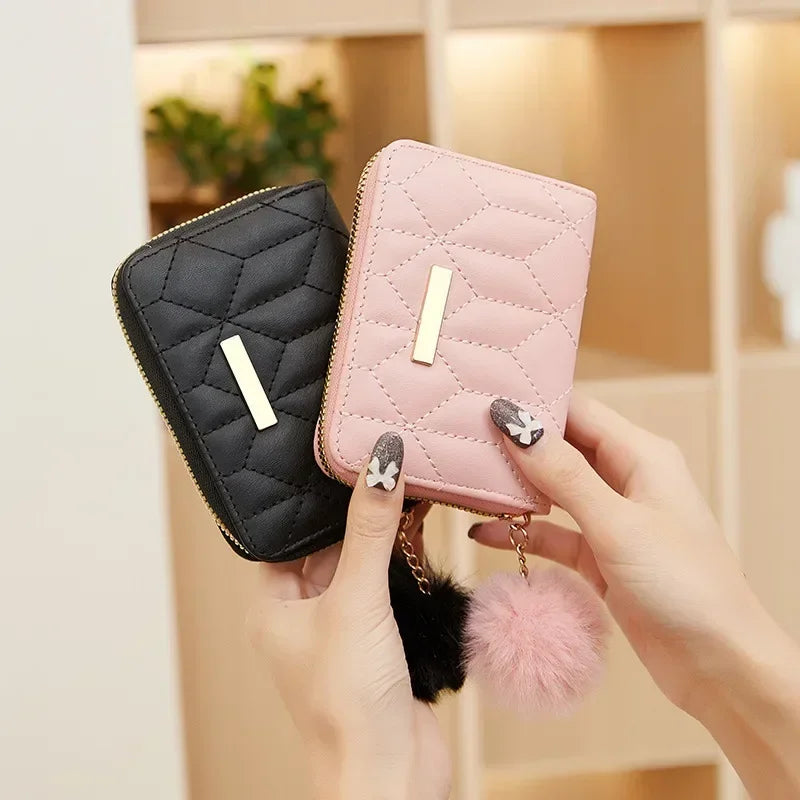 2024 Wallets Purses for Women Card ID Holders Simple Fashion Plush Bag Bolso De Mujer Woman Wallet Pink Women's Wallet Luxury