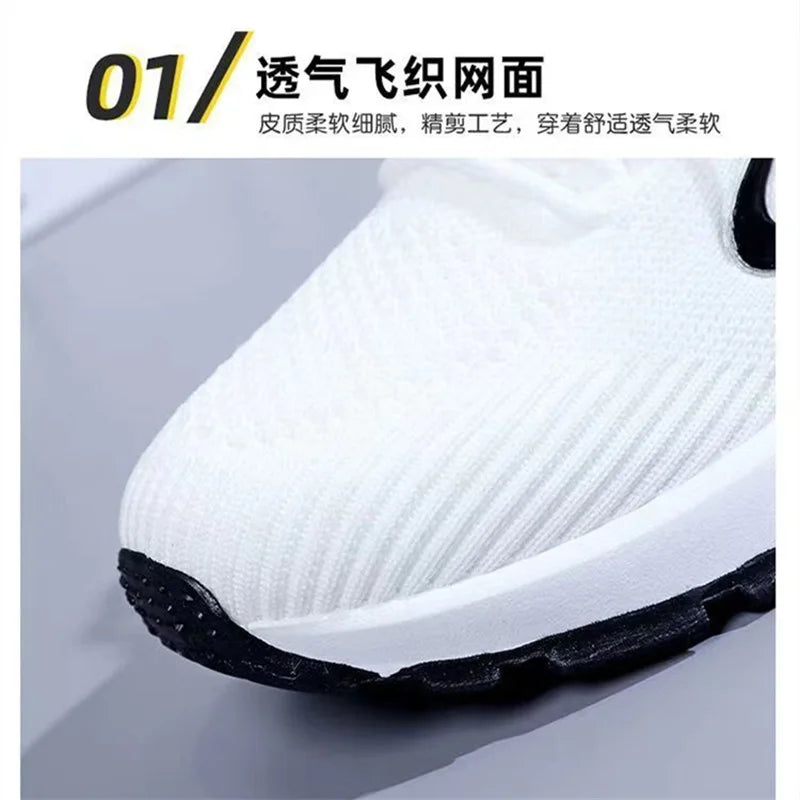 Sport Running Shoes Women Air Mesh Breathable Walking Women Sneakers Comfortable White Fashion Casual Sneakers Chaussure Fee Cou