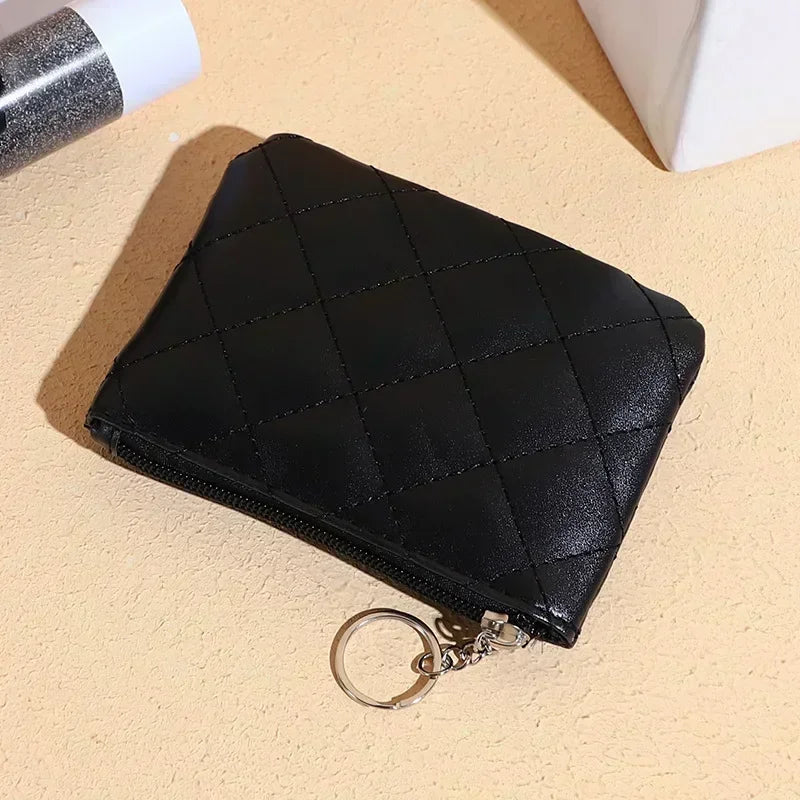 Fashion Leather Women Coin Purse Small Wallet Change Coin Pouch Mini Zipper Money Clip Bags Children Pocket Wallets Key Holder