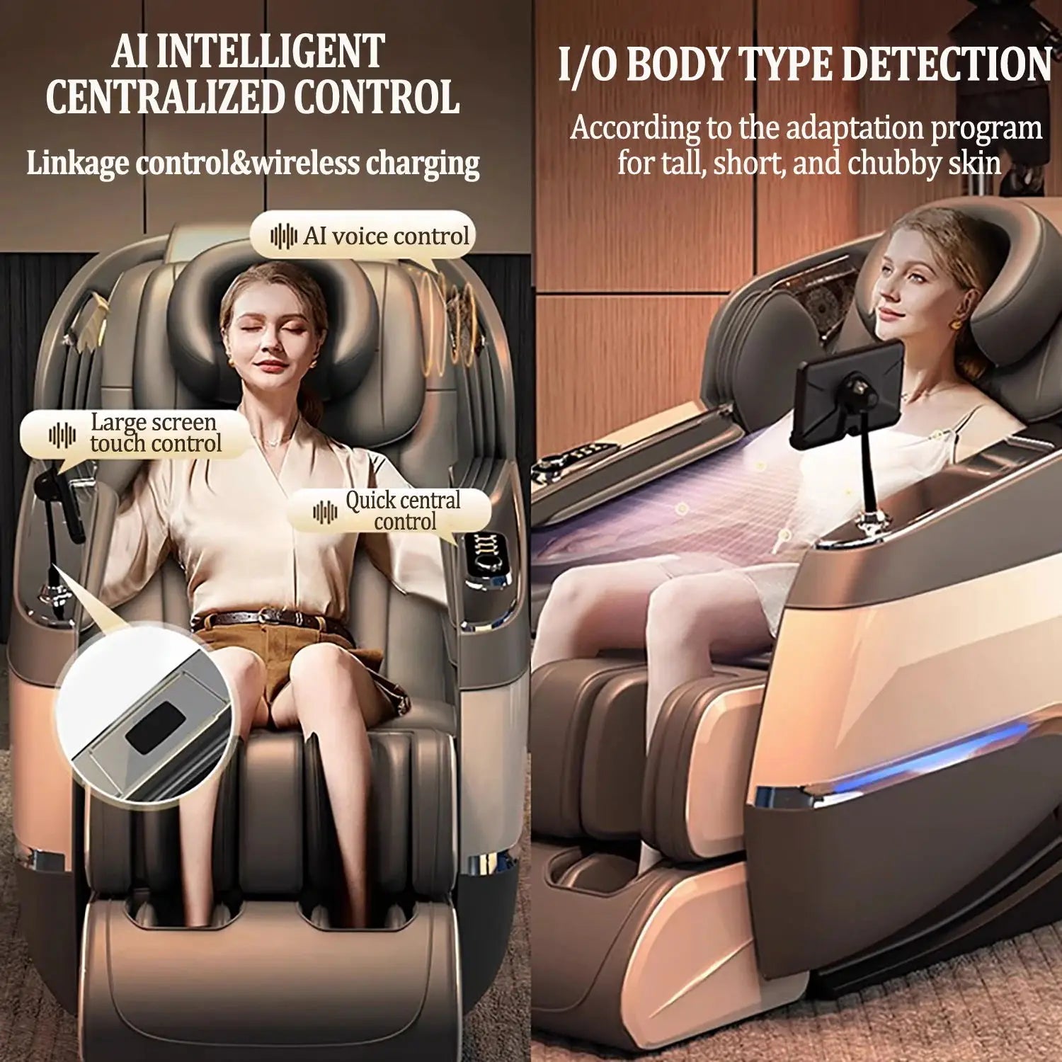 3 Year Warranty Home Full Body 4D Airbag Electric Jade massage head Massage Chairs Zero Gravty 6D Massage Sofa Office Chair