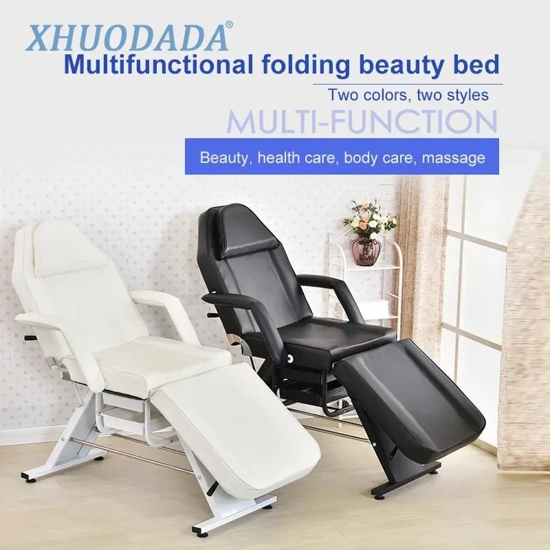 New Arrival Upgrade Two Colors Multifunctional Massage Table Beauty Salon SPA Tattoo Bed Facial Chair Foldable Portable for Spa