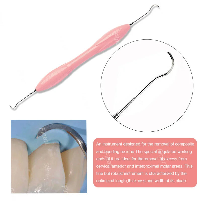 Dental Resin Spatulas 7pcs/lot Composite Instruments Kit Silicone Resins Filler for Dental Aesthetic Restoration Dentist Tool
