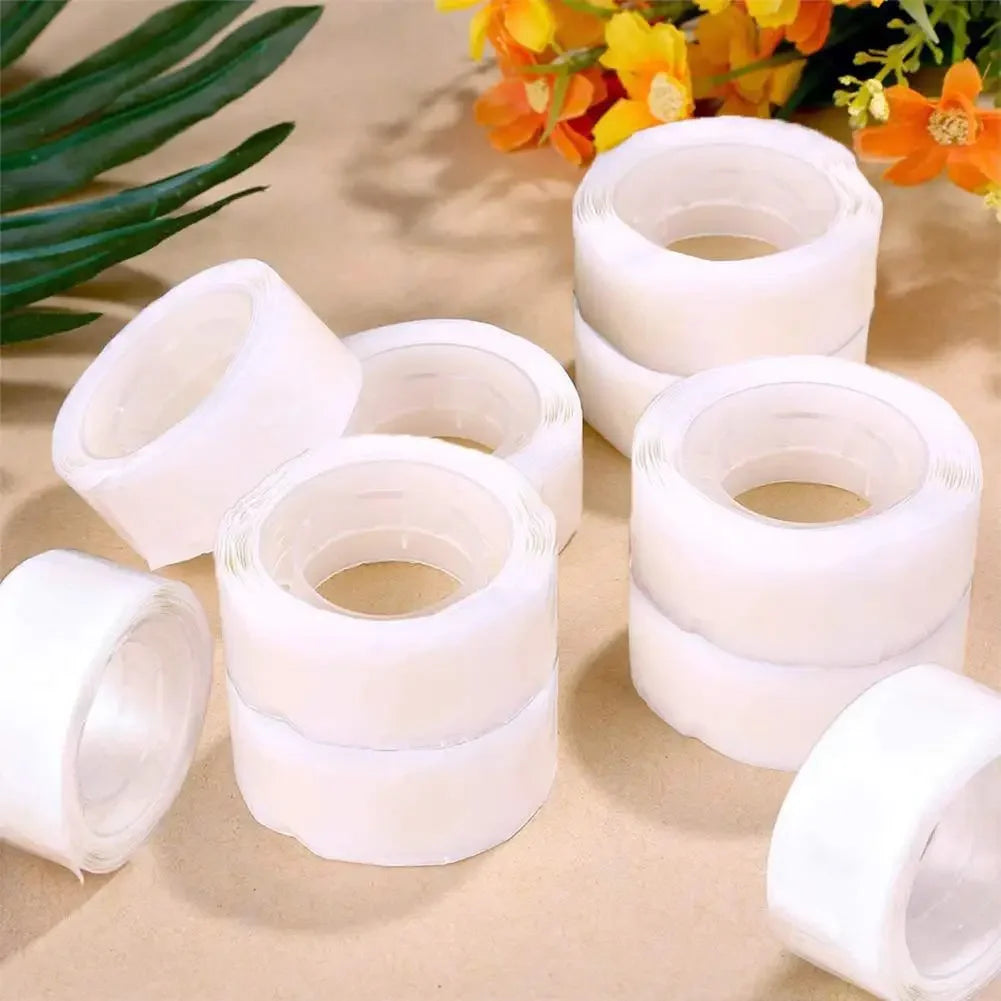 1/10 Roll Double-sided Adhesive Dots Transparent Removable Balloon Adhesive Tape Glue For Diy Craft Wedding Birthday Party Decor