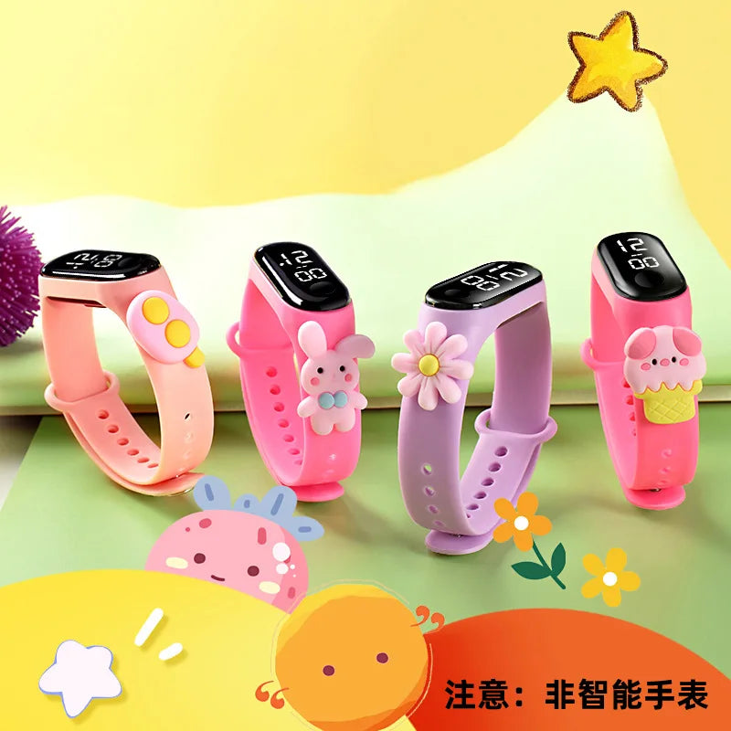 Kids Watch Watch Reloj Smart Watch LED Children Watches Bracelet Cartoon Digital Ladies Watch for Girls Waterproof Clock Gift