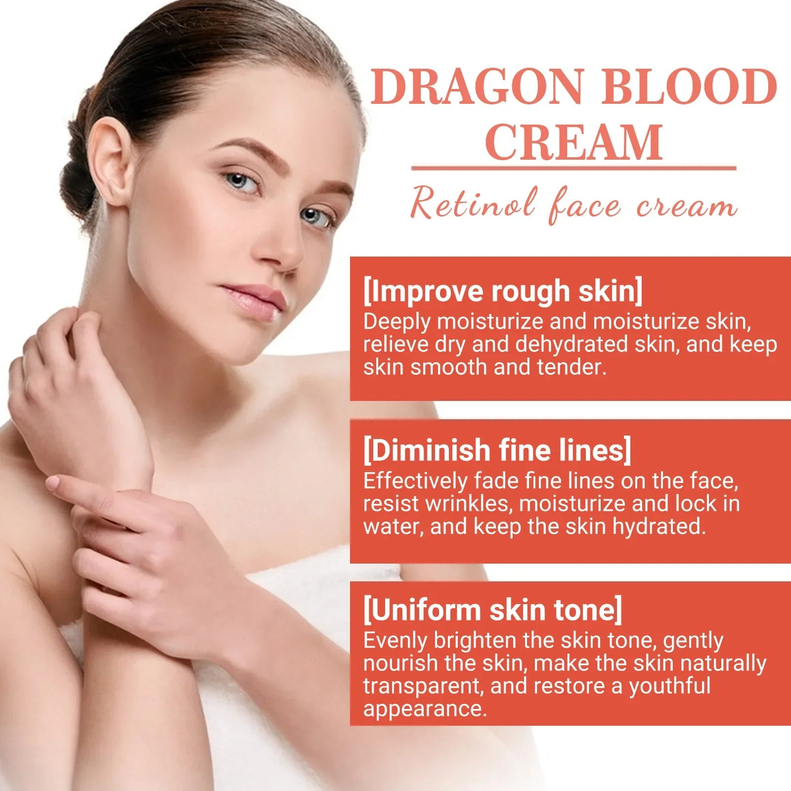 Retinol Dragon Blood Cream Deep Anti Wrinkle Lifting Smooth Moisturizing Nourishing Rejuvenation Firming Skin Tightening Cream
