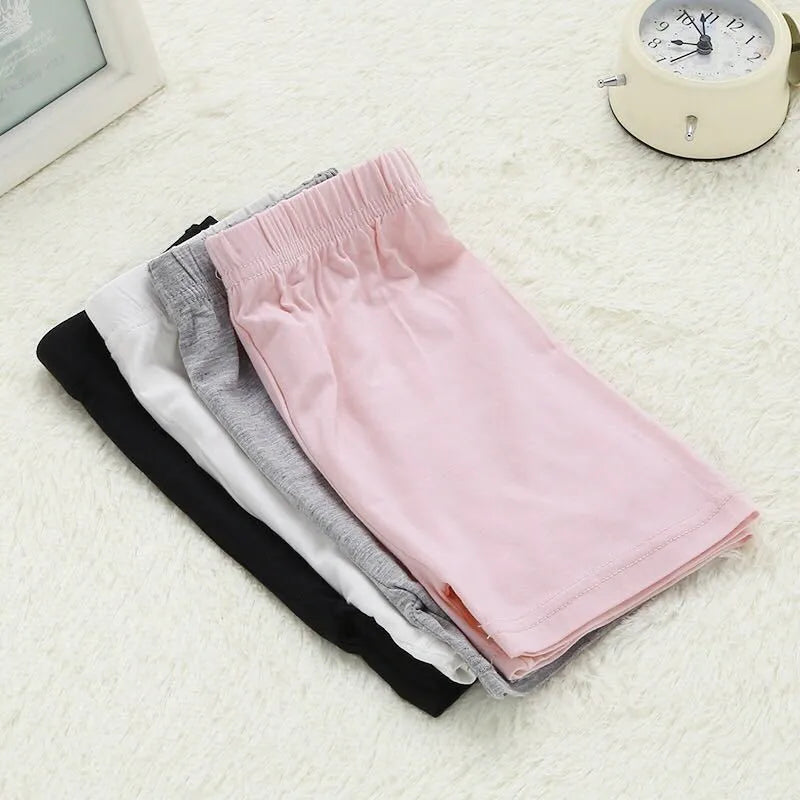Children Summer Shorts Girls Lace Safety Pants Kids Panties Girls Underwear Leggings Baby Clothes 3-10Y Teen Solid Boxer Short