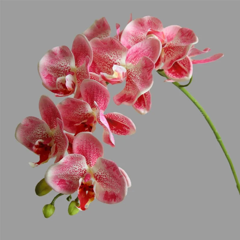 High Quality 3D Moisturizing 93cm Artificial Orchid Flower Hand Feel Artificial Plants Flower Decoration for Home Bedroom Party
