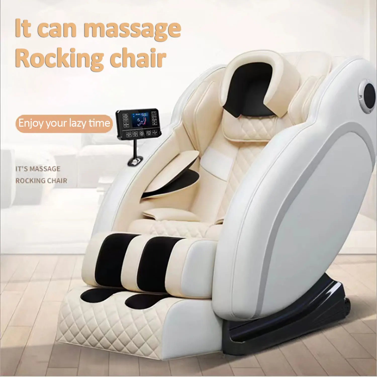 Zero-gravty Massage Chair Model Rolling And Kneading Massage Relaxing Bluetooth Speaker Body Care Chair Sofa  Furniture Recliner