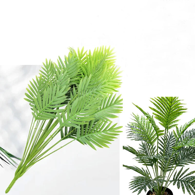 65-92cm Large Artificial Palm Tree Tropical Plants Artificial Greenery Plastic Fake Eucalyptus Monstera Home Garden Office Deco