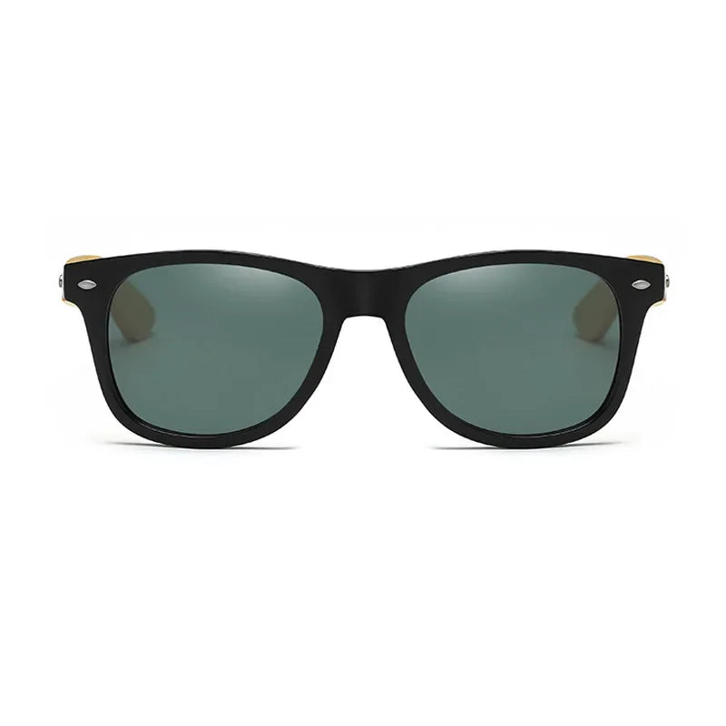 Classic Bamboo Wood Sunglasses Brand Design Men Women Coating Mirror Sun Glasses Retro Glasses UV400 Shades