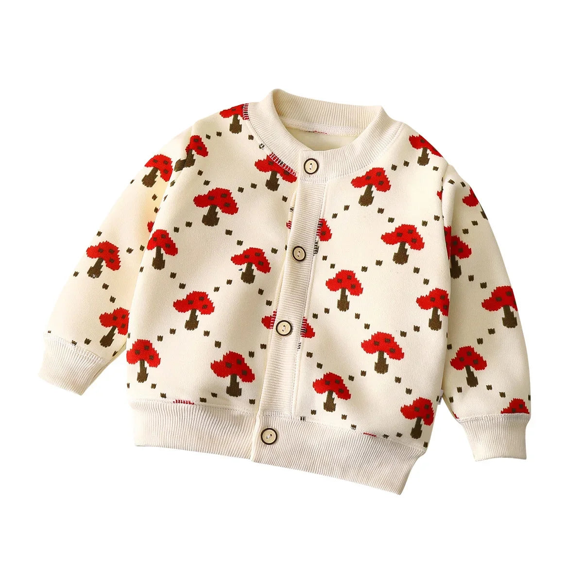 Children Outerwear Autumn Winter Baby Toddler Clothes Girls Sweaters Knitted Sweater Cardigan Long Sleeve Girls Coat Kids Jacket