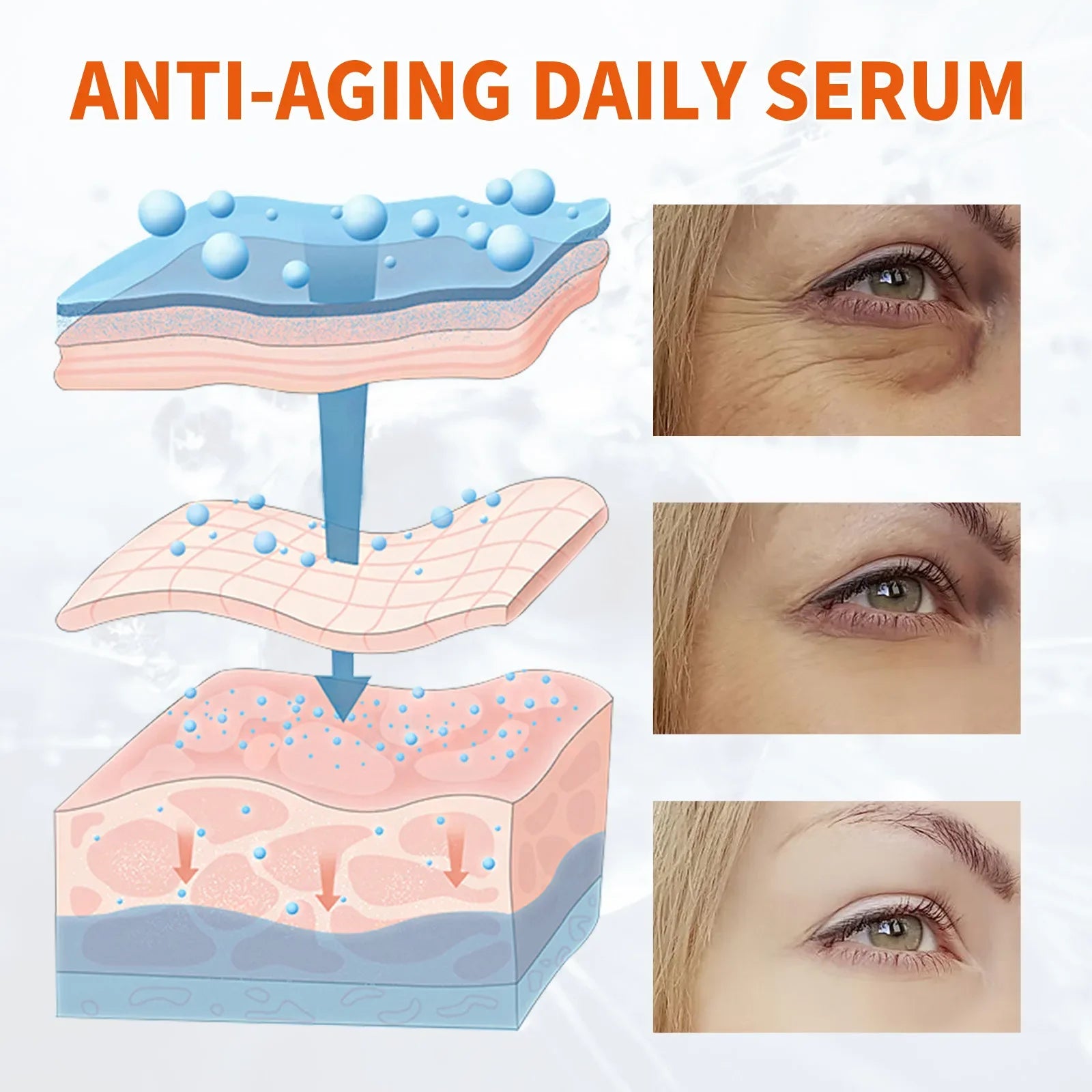 Collagen Boost Face Serum Anti Aging Dark Spot Corrector Wrinkles Removal Tightening Lifting Brightening Hydrating Essence 30ml