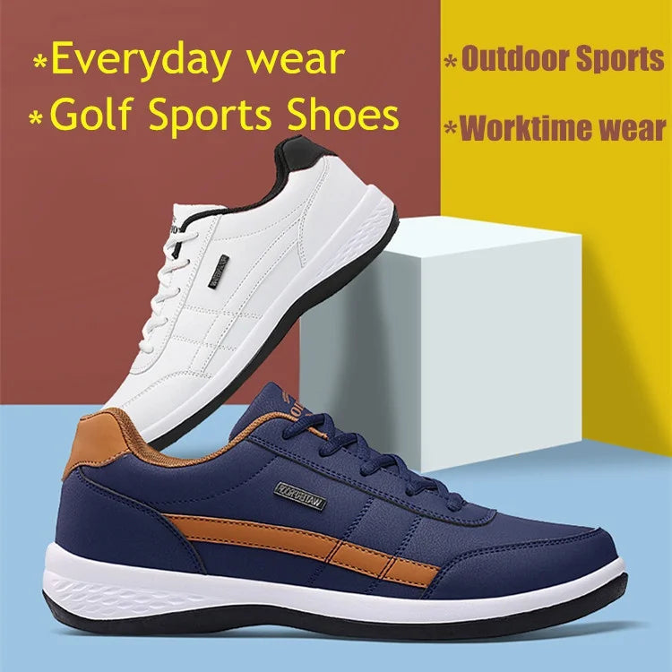 2023 New Golf Shoes Light Men's Casual Sports Shoes Breathable Waterproof Anti-slip Shoes Outdoor Men's Size 38-48