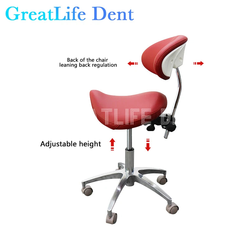 GreatLife Dent Adjustable Doctors Chair Dentist Dental Clinic Spa Massage Stool High Quality Dental Dentist Chair