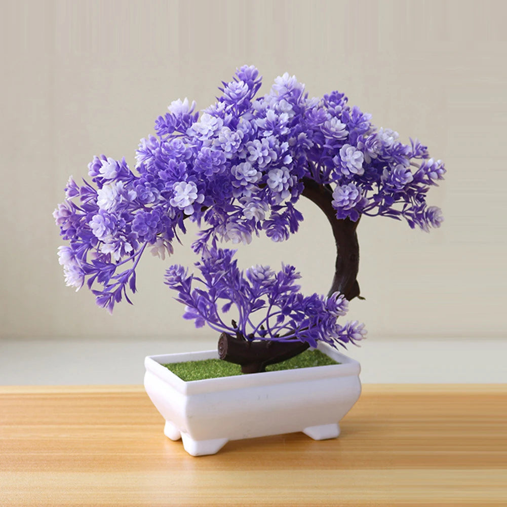 Simulation Fake Potted Bonsai Tree Artificial Plant Desk Ornament Artificial Plant Bonsai Small Tree Pot Home Decoration