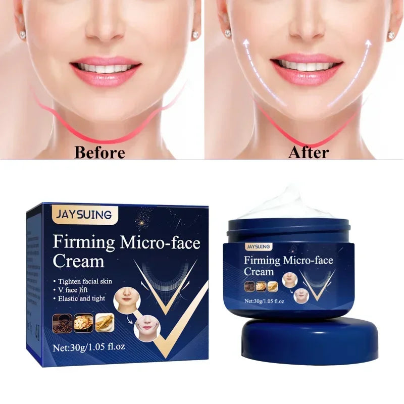 Face-lift Slimming Cream Slimming Firming V-Shape Removal Masseter Muscle Double Chin Face Fat Burning Anti-aging Products 30g
