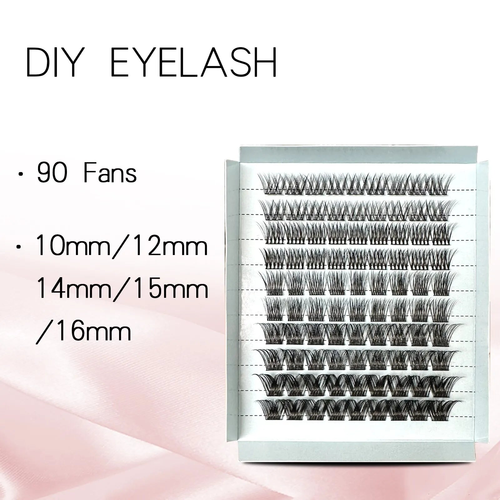 Mixed DIY Eyelash Segmented Eyelashes Faux Mink Lashes Very Softer Natural Reusable Large Box Affordable Package