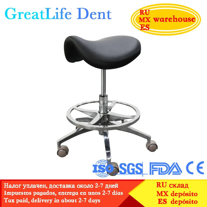 GreatLife Dent Beauty Stool Dining Dressing Cafe Dentist Bar Spa Beauty Salon Chairs Modern Dentist Dental Chairs Doctors Chair