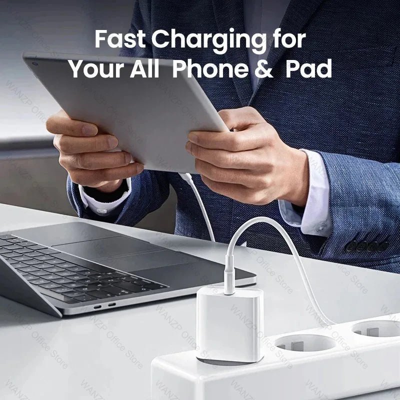 20W Fast Charger For Apple iPhone 13 12 11 14 Pro Max Plus X XR XS USB Type C Fast Charging Charger Cable 13 12 Mini Accessories