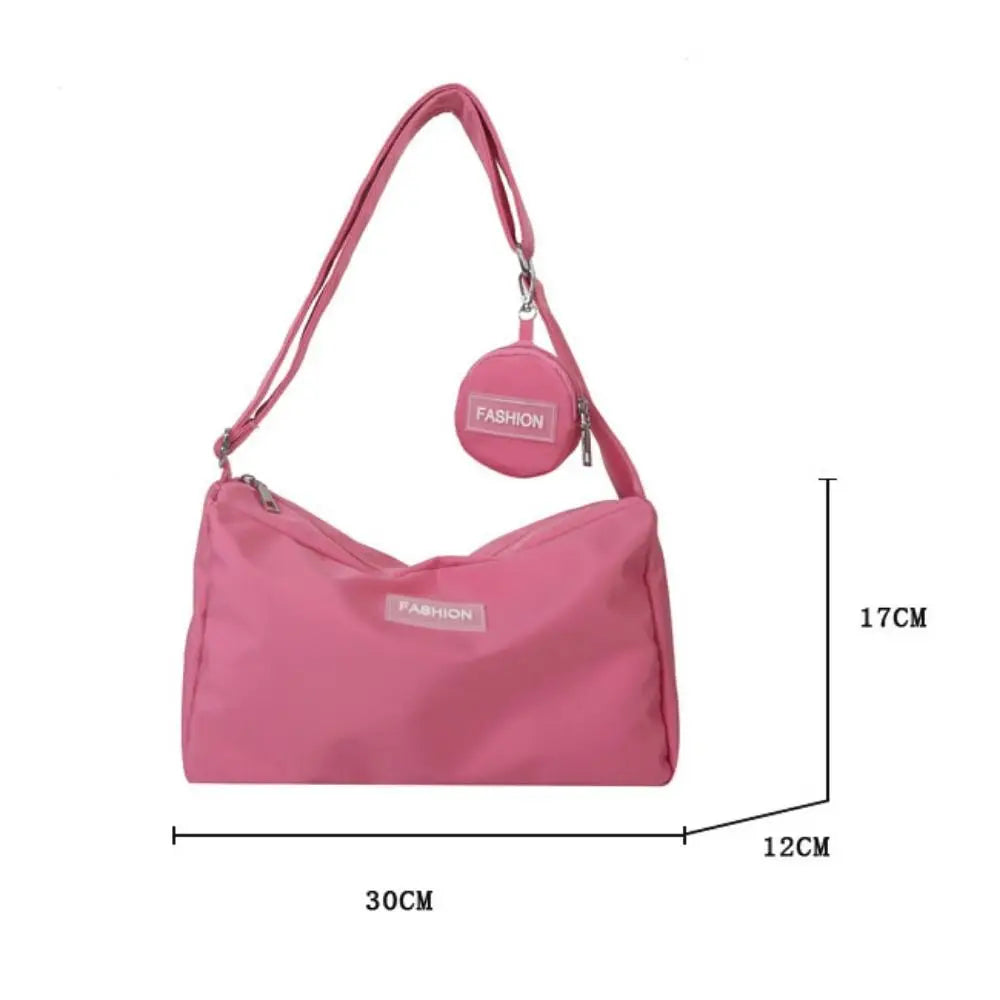 2023 Autumn Winter New Underarm Bag Fashion Large Capacity Crossbody Bag Casual Versatile Shoulder Bags Trendy Oxford Handbag