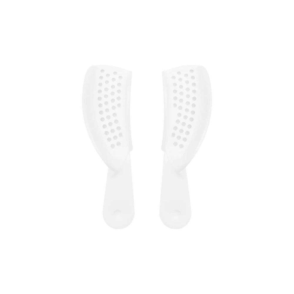 Disposable Plastic Dental Impression Trays Perforated S/M/L Bite Tray Teeth Holder Oral Care Dentist Lab Materials 2Pcs/Set