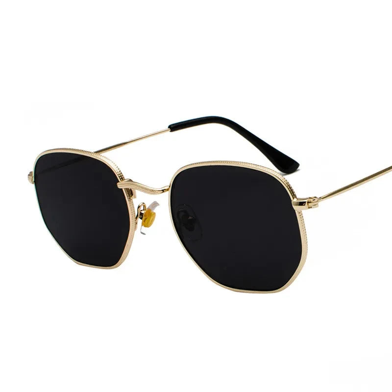 New Metal Men Sunglasses Brand Designer Sun Glasses Vintage Women Female Classic Driving Eyewear Uv400 2023