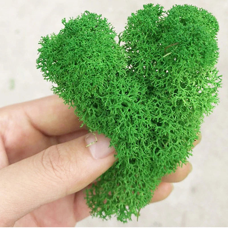 Colorful Artificial Moss Grass Green Fake Plant Micro Landscape Decoration Artificial Plants DIY Flower Wedding Home Wall Decor