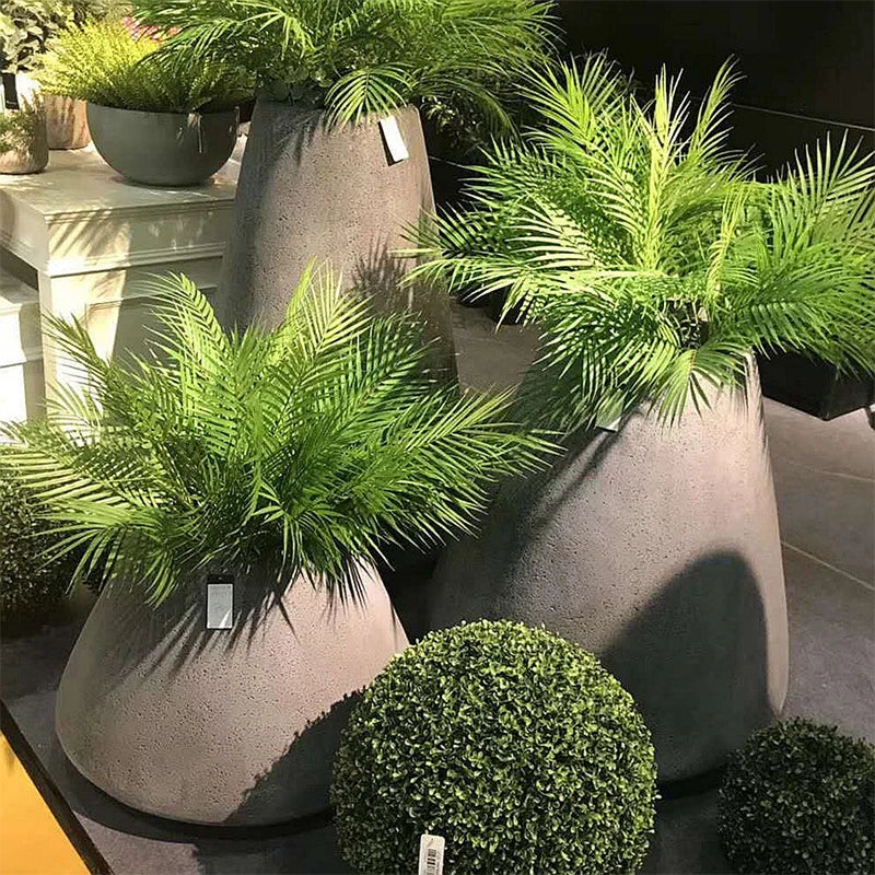 88 CM Tropical Artificial Tree Plants Palm Leaves Plastic Branch Fake Indoor Plastic Plants Tree Garden Home Decor Accessories