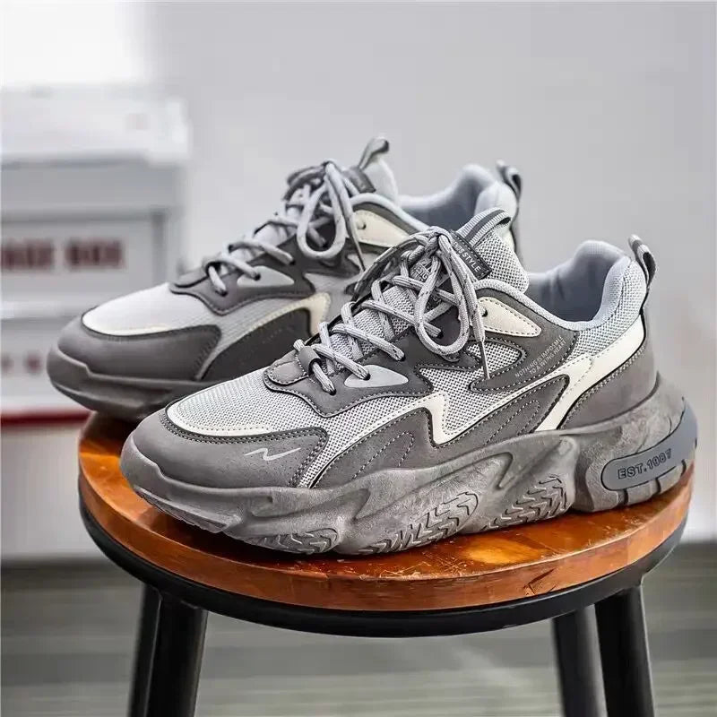 Luxury Mens Sneakers Branded Men's Casual Sneakers 2023 New Quality Shoes for Men Outdoor Fashion Platform Shoes Tenis Masculino