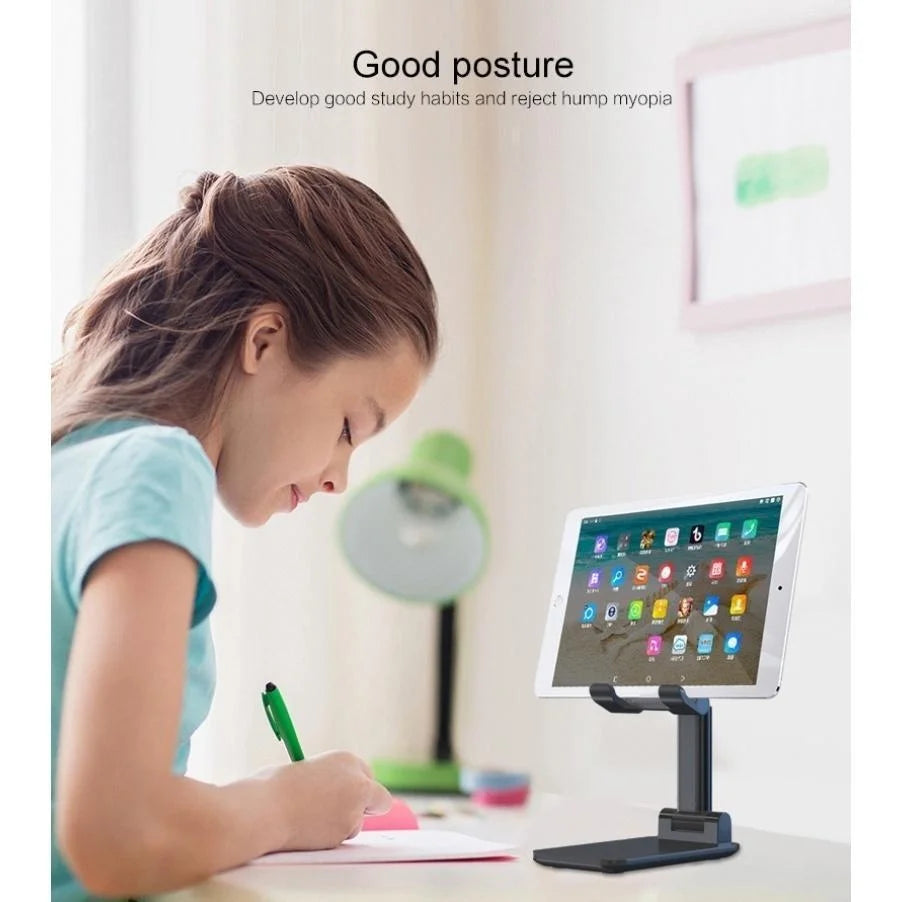 High Quality Desktop Tablet Holder Table Cell Foldable Extend Support Desk Mobile Adjustable Phone Holder Stand