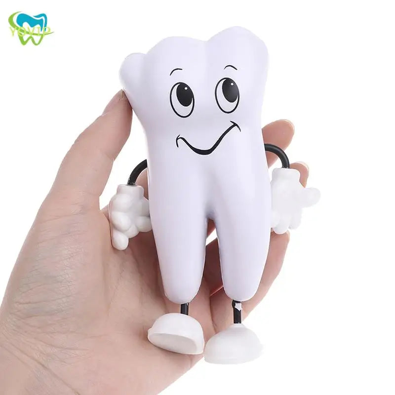 Tooth-Figure Squeeze Toy Soft PU Foam Tooth Model Shape Kawaii  Oral   Clinic Dentistry Promotional Item Dentist Gift